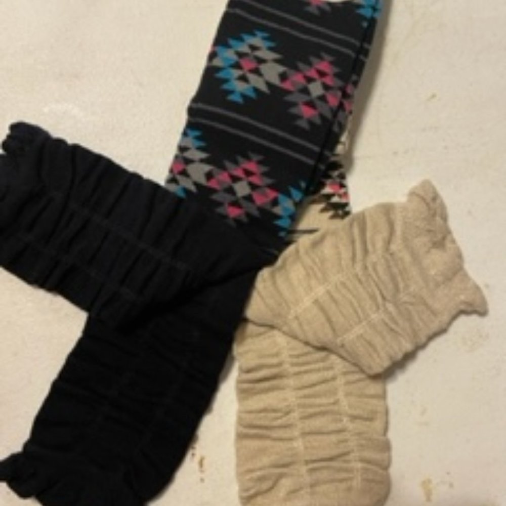 Scrunch Knee High Socks